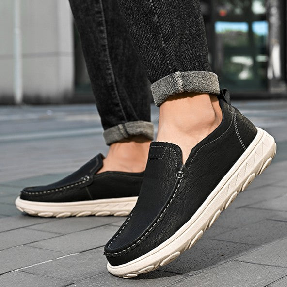 Ethan | Comfortable Slip-On Cowhide Loafers for Men 3