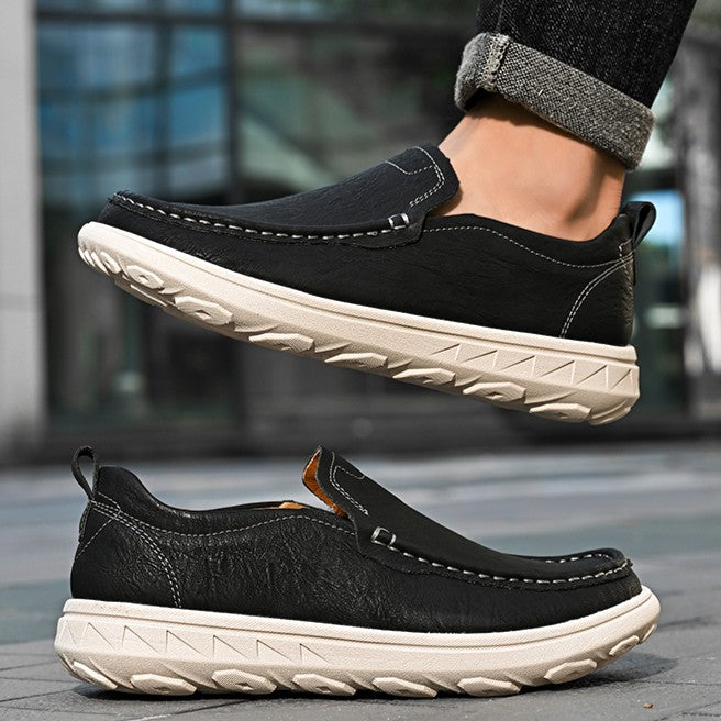 Ethan | Comfortable Slip-On Cowhide Loafers for Men 6