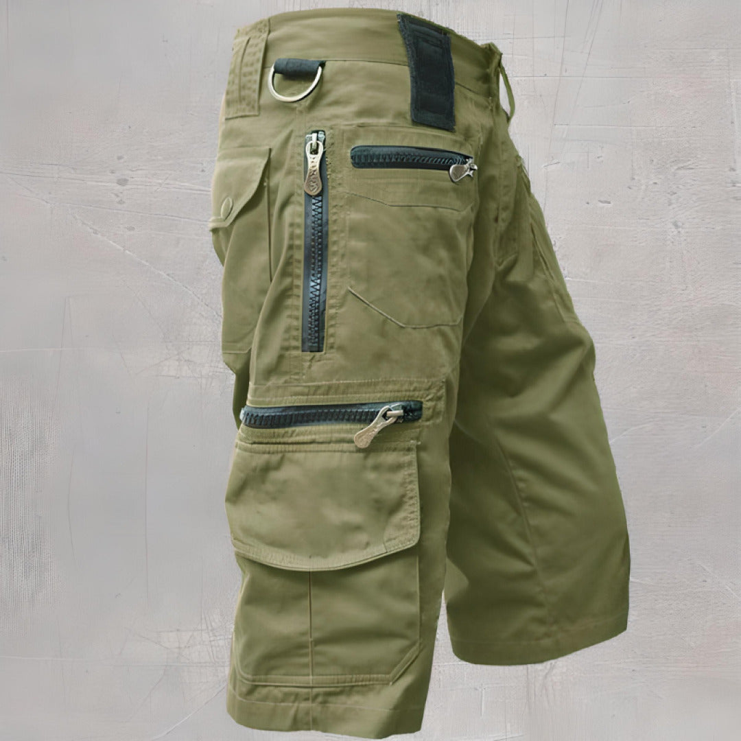 Ethan | Durable Black Cargo Shorts for Men 1