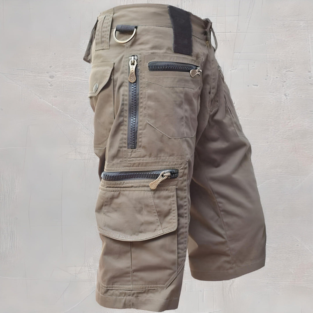 Ethan | Durable Black Cargo Shorts for Men 2