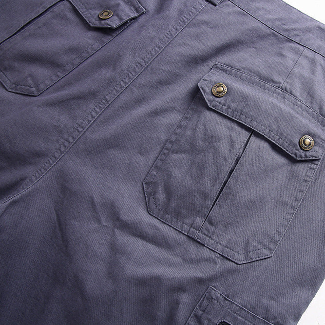 Ethan | Durable Black Cargo Shorts for Men 5