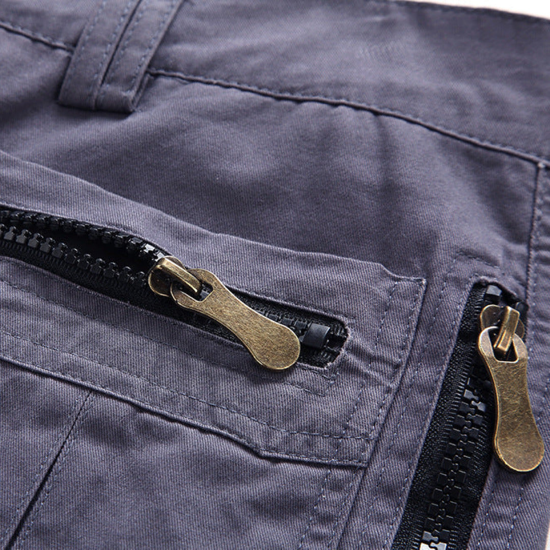 Ethan | Durable Black Cargo Shorts for Men 6