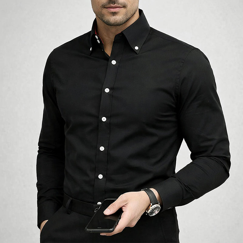 Ethan | Elegant Structured Men's Dress Shirt for Formal Occasions 4