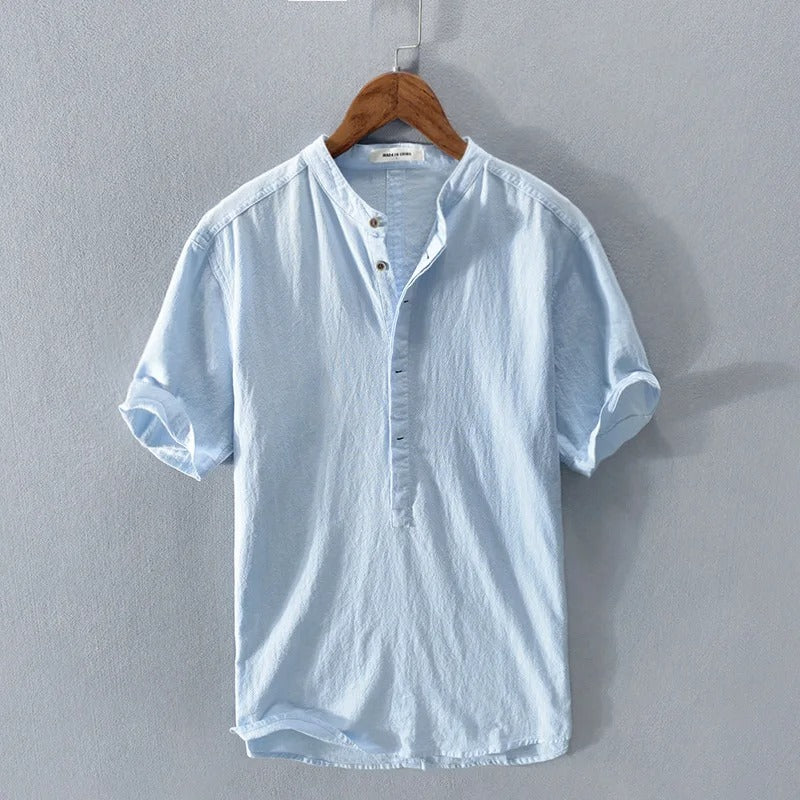 Ethan | Lightweight Relaxed Fit Men's Linen Shirt 1