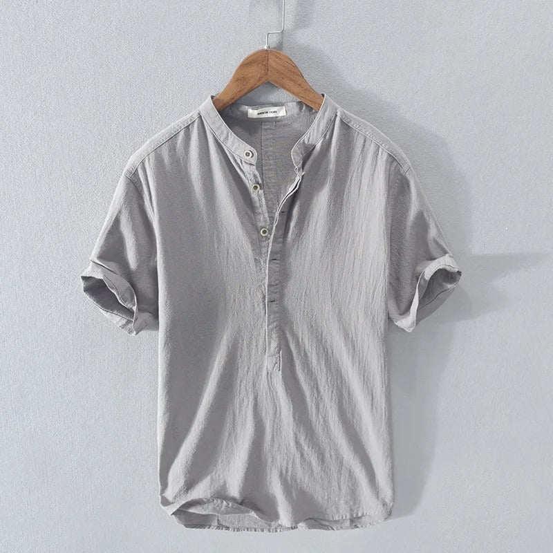 Ethan | Lightweight Relaxed Fit Men's Linen Shirt 3