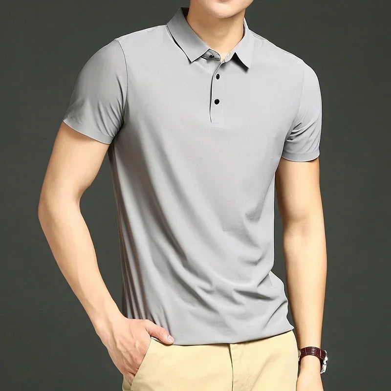 Ethan | Lightweight Stretchy Golf Polo Shirts for Men 0