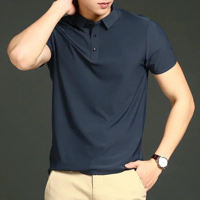 Ethan | Lightweight Stretchy Golf Polo Shirts for Men 2