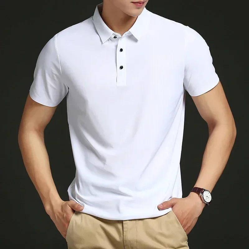 Ethan | Lightweight Stretchy Golf Polo Shirts for Men 5