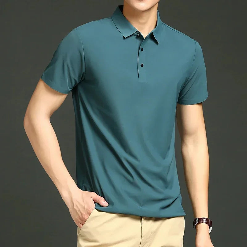 Ethan | Lightweight Stretchy Golf Polo Shirts for Men 6