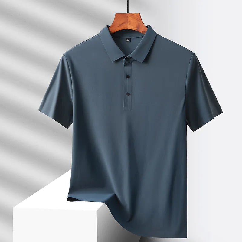 Ethan | Lightweight Stretchy Golf Polo Shirts for Men 8