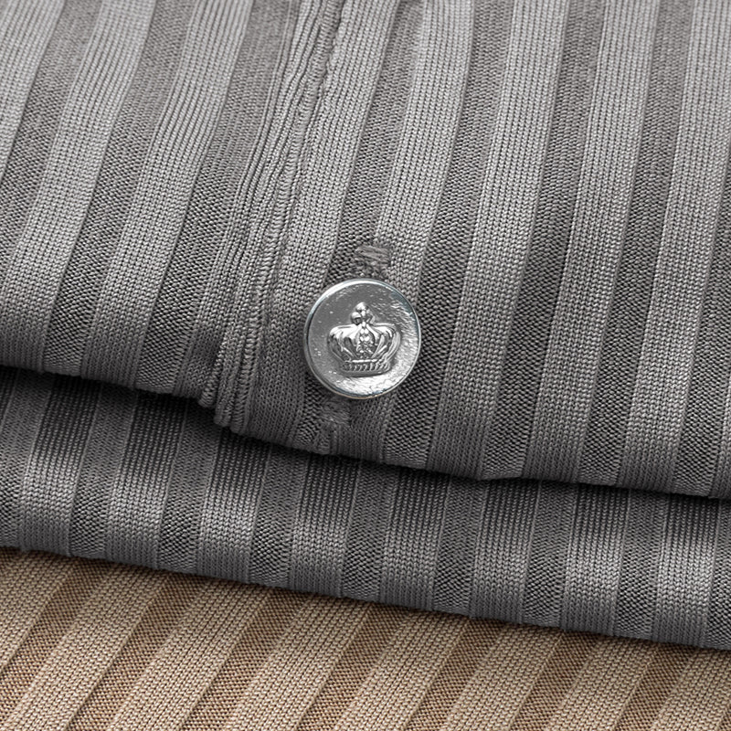 Ethan | Lightweight Tailored Mens Polo Shirt with Subtle Stripes 6