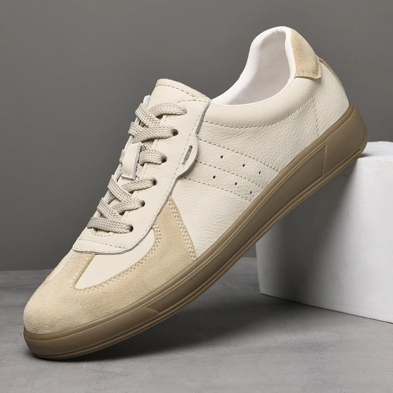 Ethan | Minimalist Casual Leather Sneakers 0