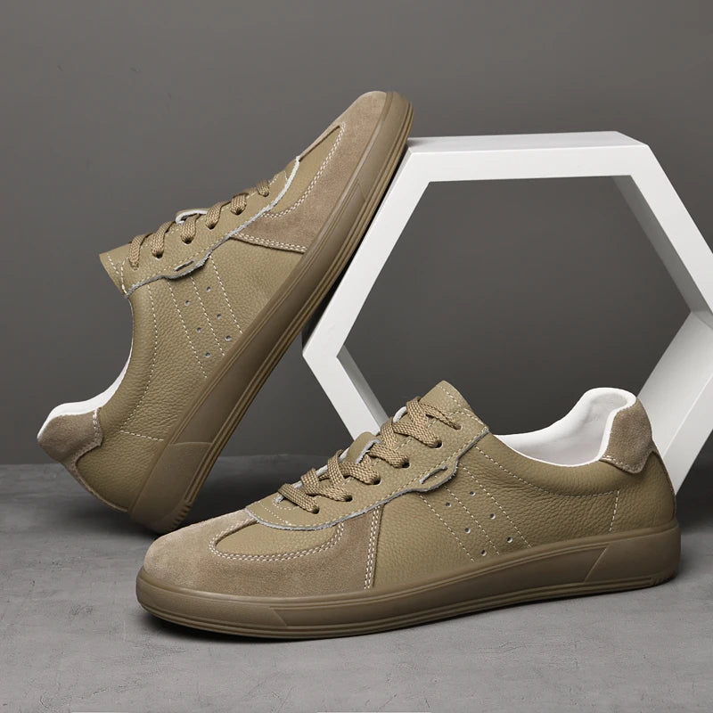 Ethan | Minimalist Casual Leather Sneakers 5