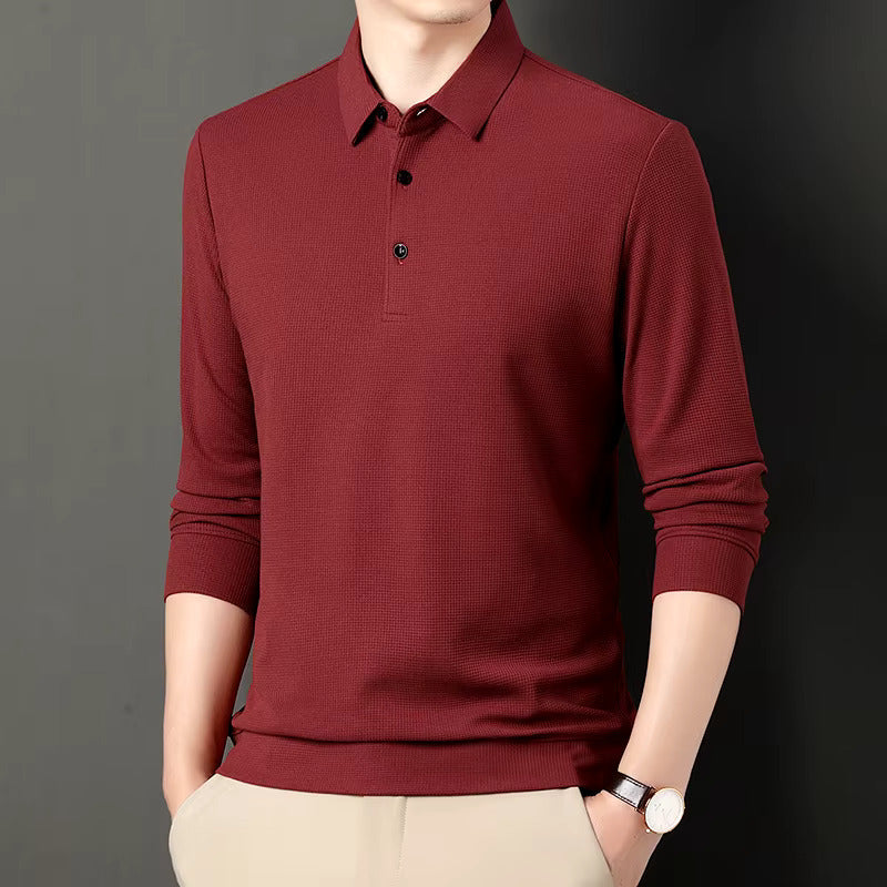 Ethan | Modern Slim-Fit Long Sleeve Polo Shirt 2