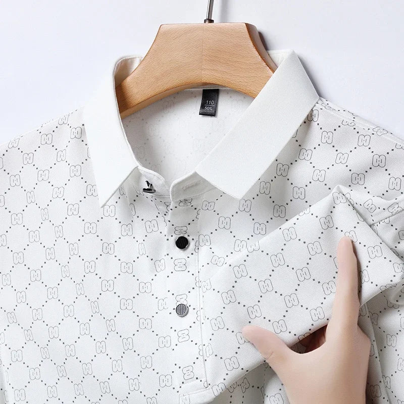 Ethan | Modern Stylish Mens Polo Shirt with Unique Print 5