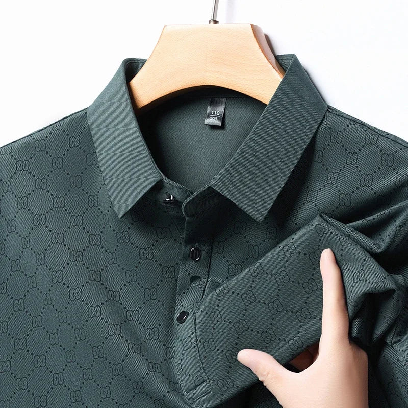 Ethan | Modern Stylish Mens Polo Shirt with Unique Print 6