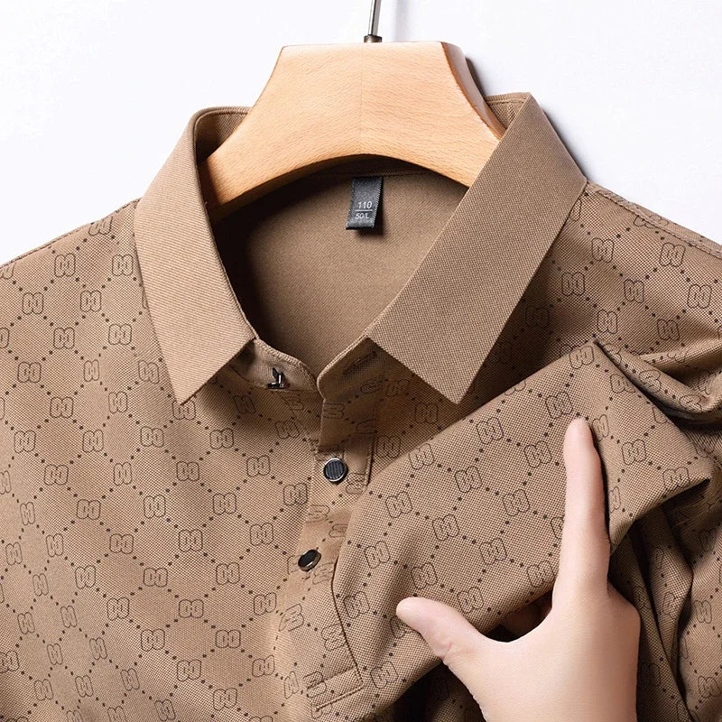 Ethan | Modern Stylish Mens Polo Shirt with Unique Print 7