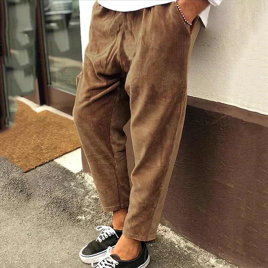 Ethan | Relaxed Fit Casual Ankle Grazer Pants 2