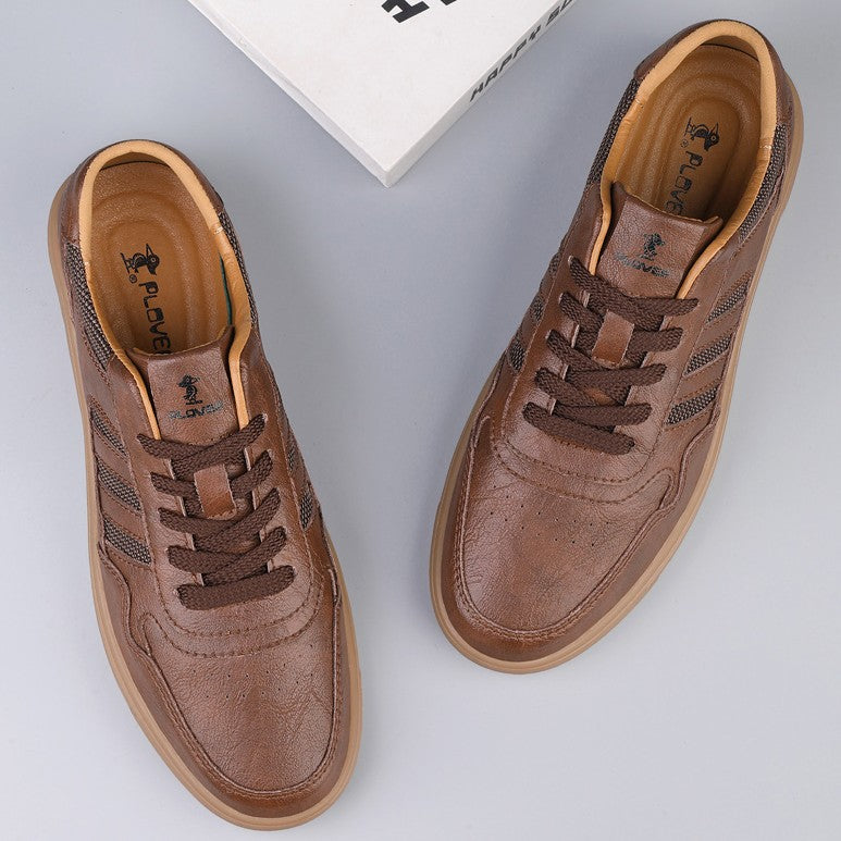 Ethan | Retro Leather Sneakers for Everyday Comfort 0