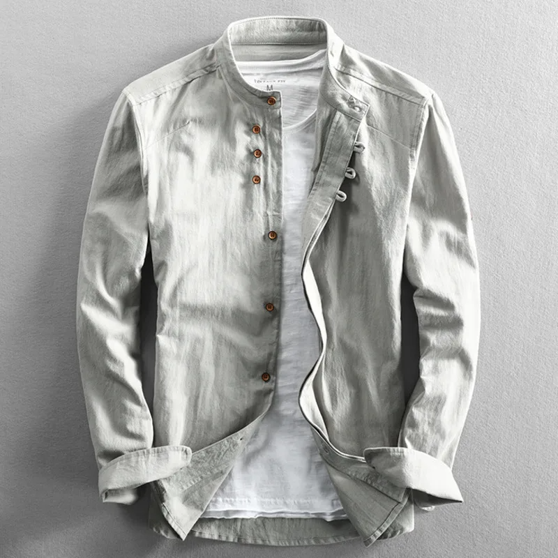 Ethan | Soft Comfortable Linen Men's Shirt 1