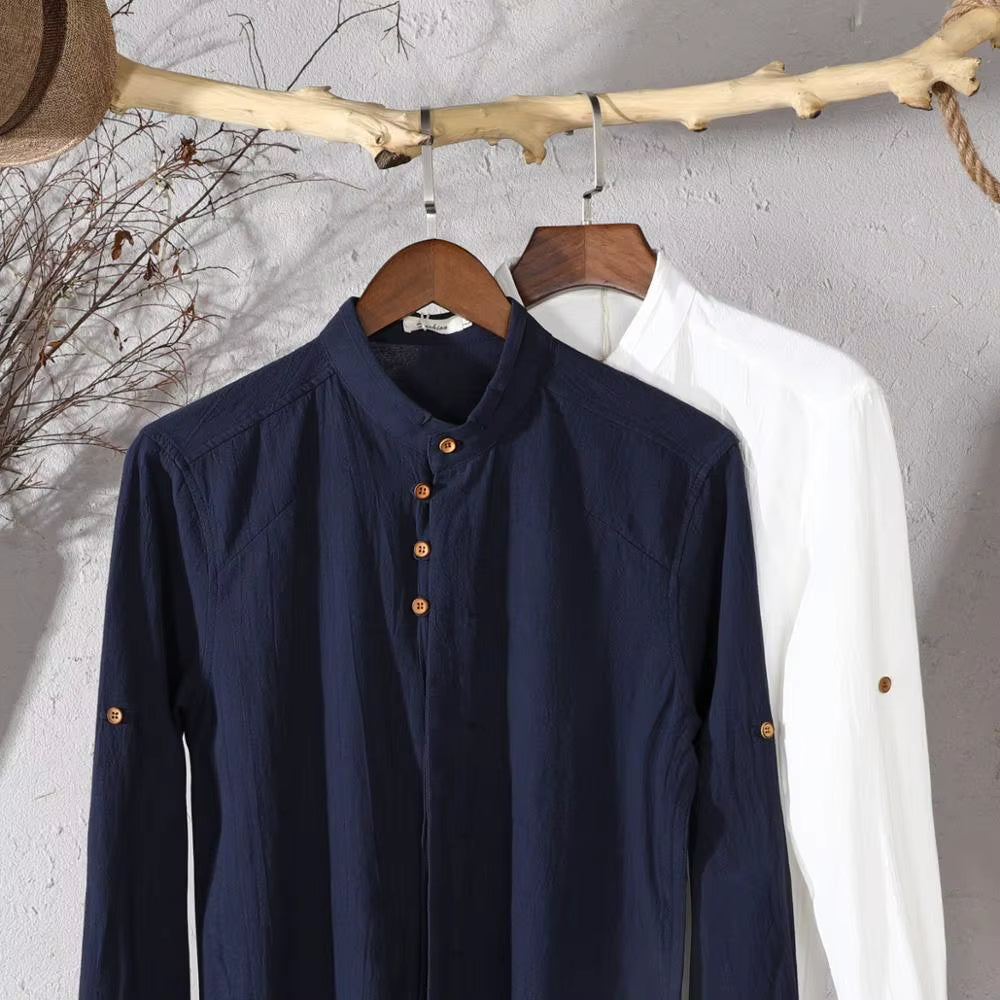 Ethan | Soft Comfortable Linen Men's Shirt 4