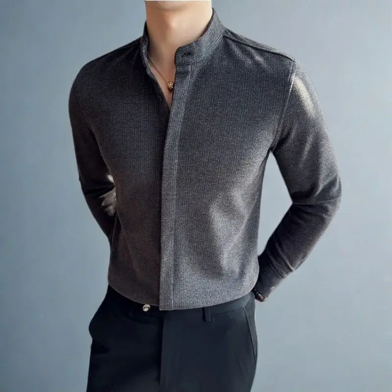 Ethan | Sophisticated Modern Stretch Men's Dress Shirt 0