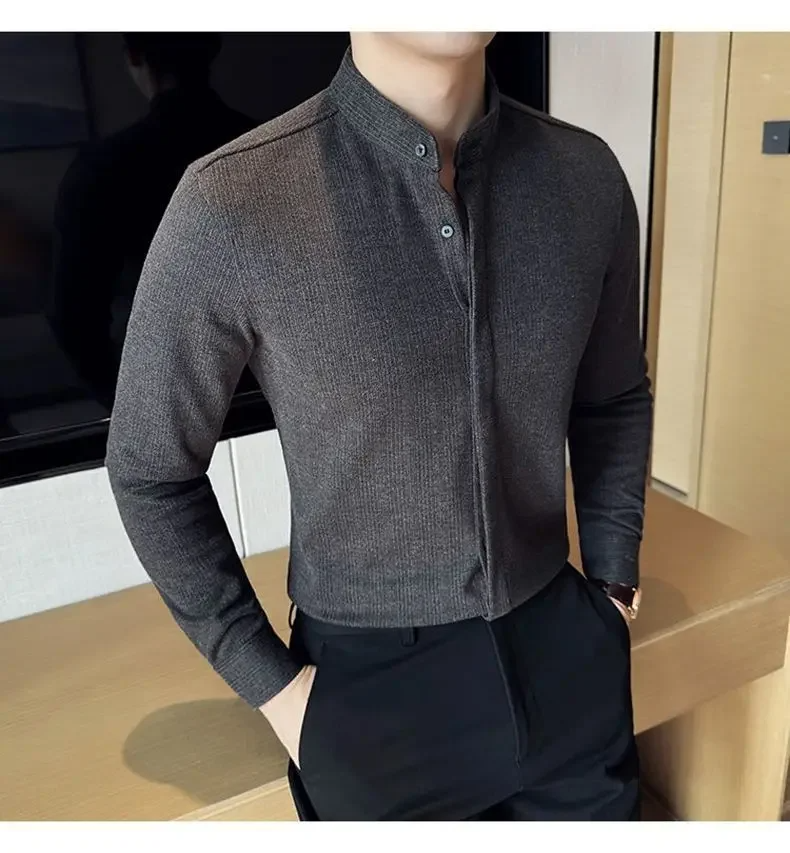 Ethan | Sophisticated Modern Stretch Men's Dress Shirt 1