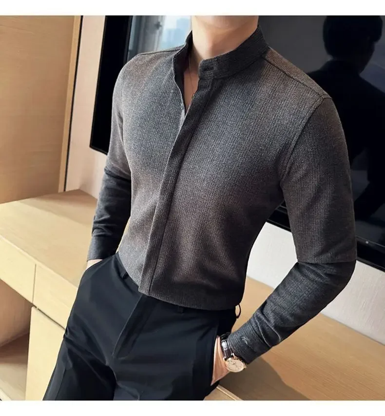 Ethan | Sophisticated Modern Stretch Men's Dress Shirt 2