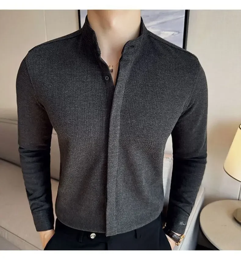 Ethan | Sophisticated Modern Stretch Men's Dress Shirt 3