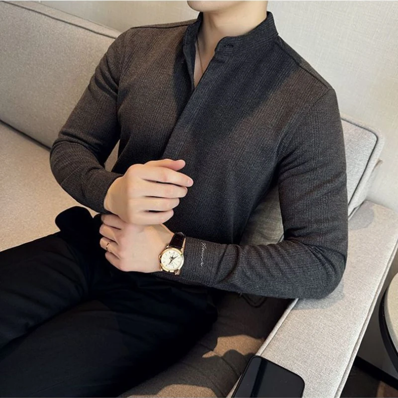 Ethan | Sophisticated Modern Stretch Men's Dress Shirt 4