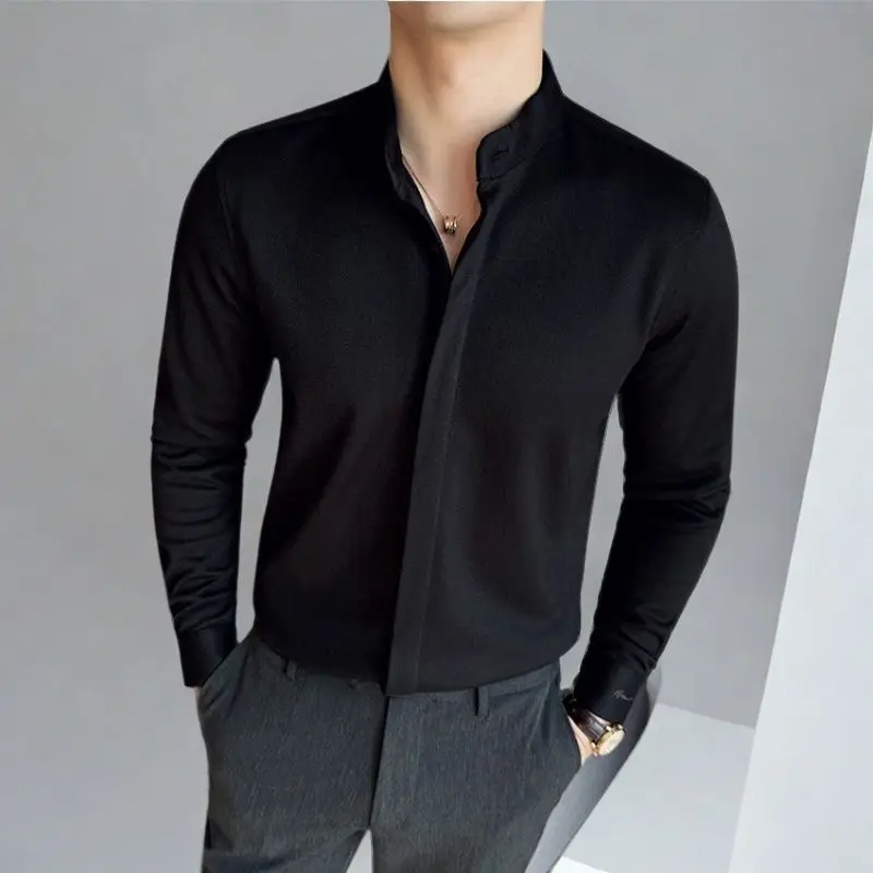 Ethan | Sophisticated Modern Stretch Men's Dress Shirt 5
