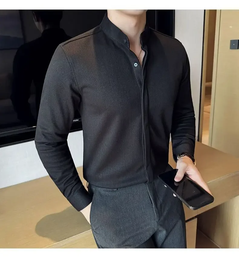 Ethan | Sophisticated Modern Stretch Men's Dress Shirt 6