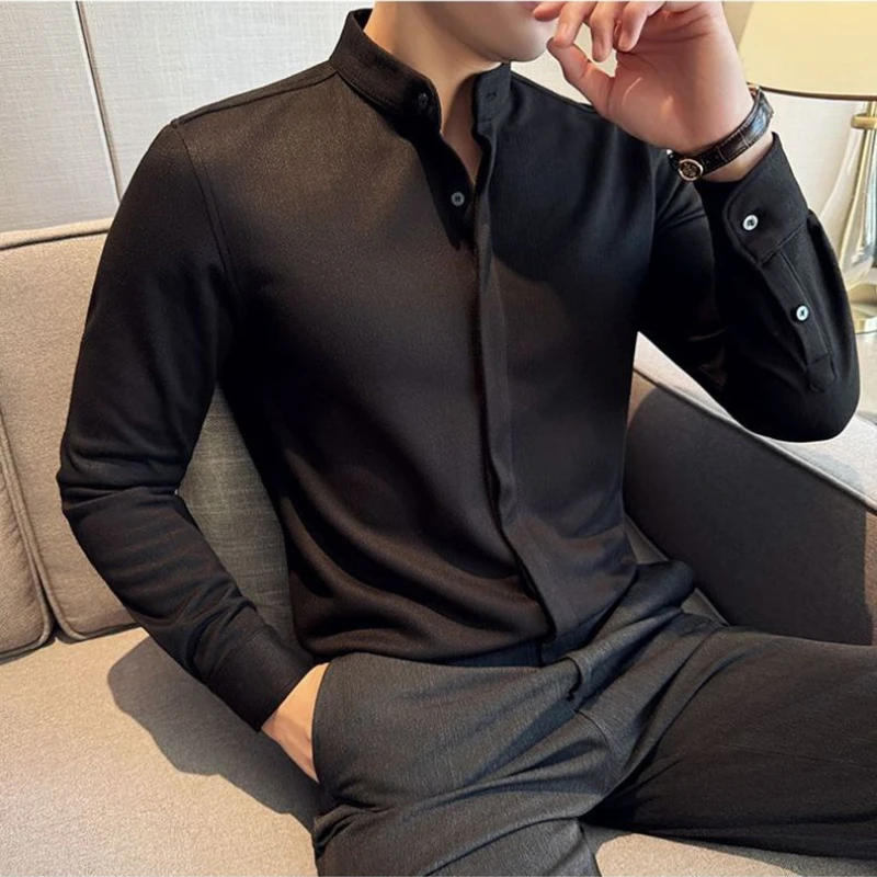 Ethan | Sophisticated Modern Stretch Men's Dress Shirt 7