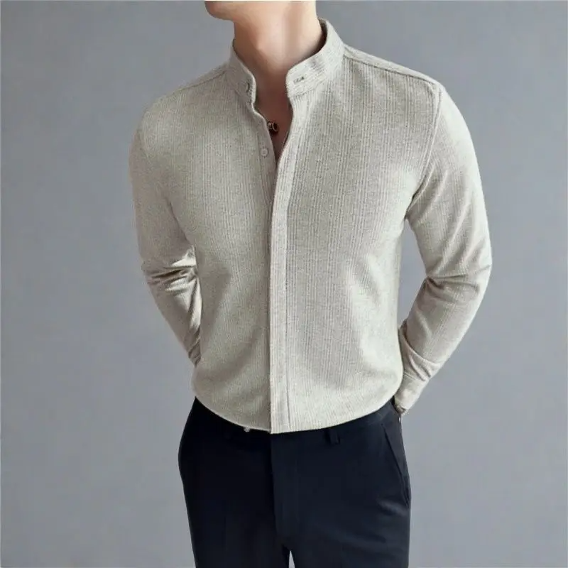 Ethan | Sophisticated Modern Stretch Men's Dress Shirt 8