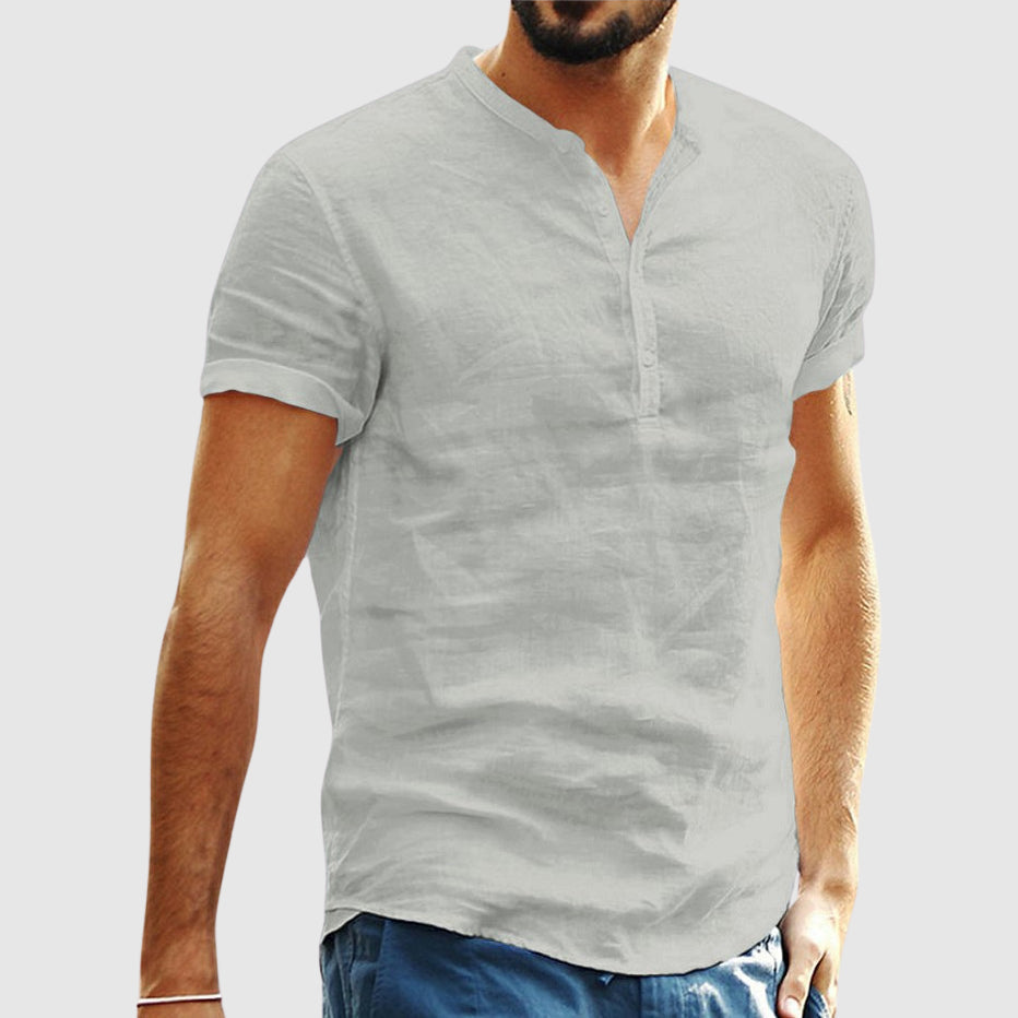 Ethan | Stylish Breathable Men's Linen Shirt for Summer 3