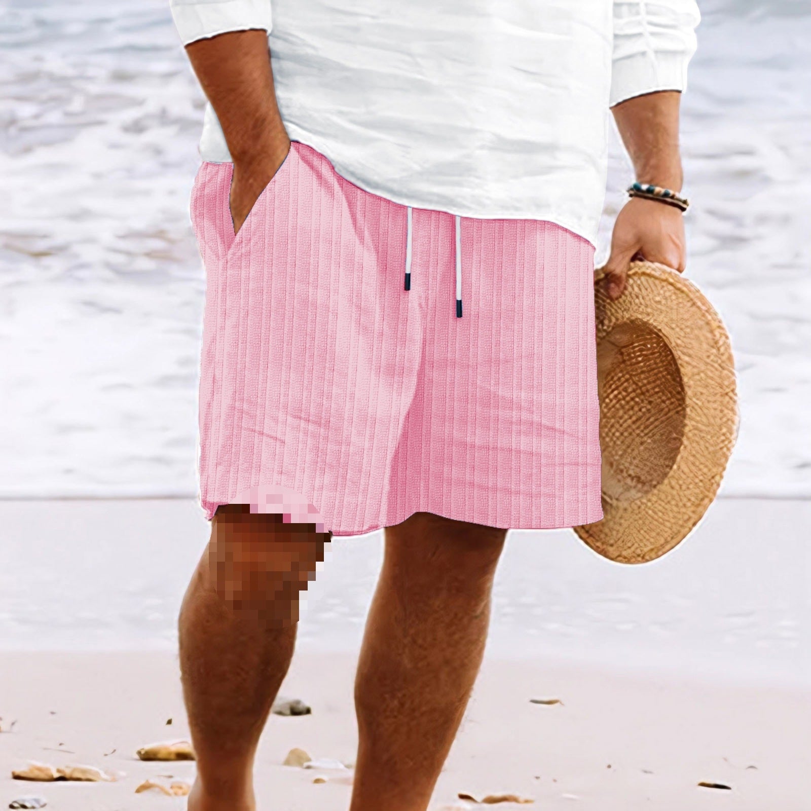 Ethan | Stylish Comfortable Mens Shorts with Drawstring and Pockets 4
