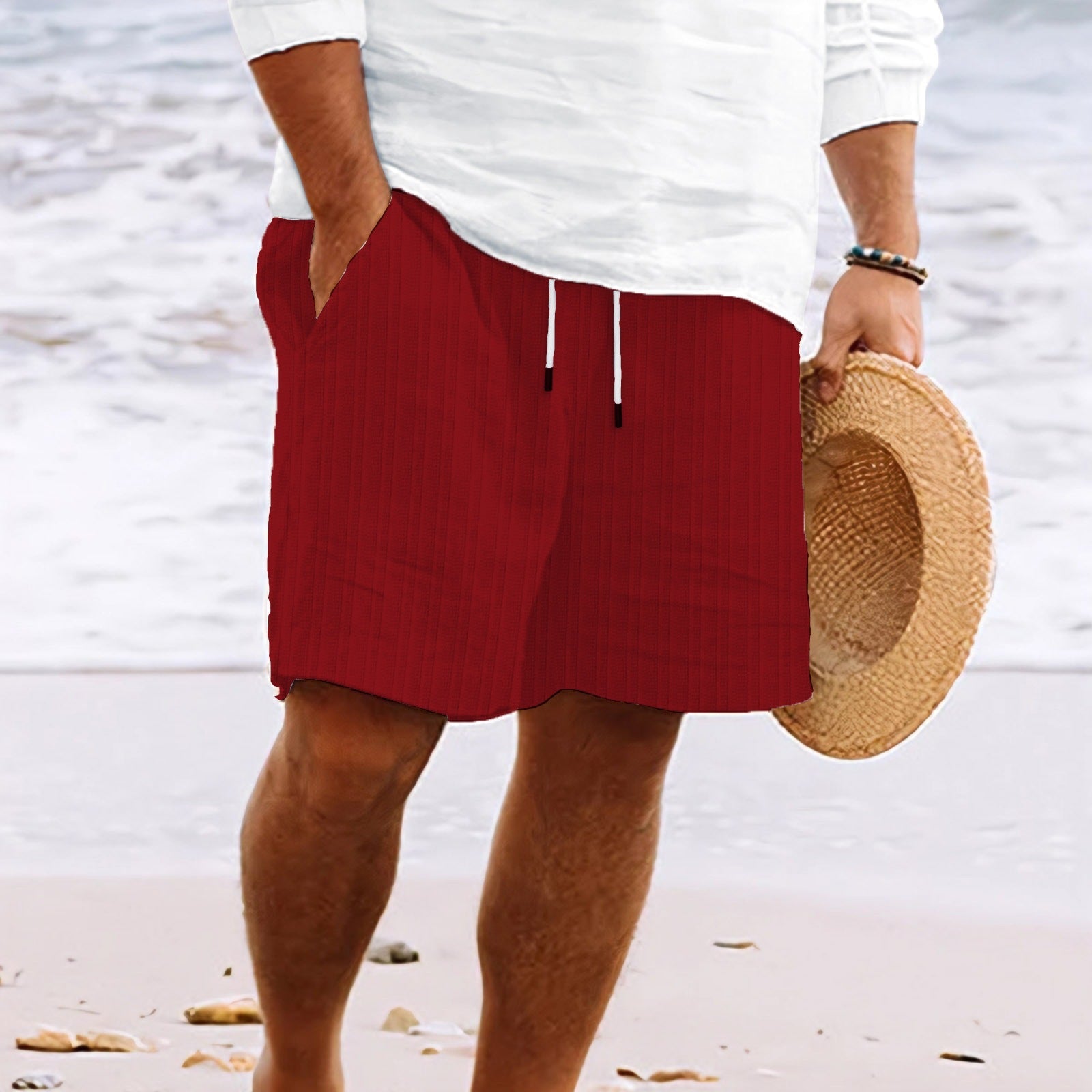 Ethan | Stylish Comfortable Mens Shorts with Drawstring and Pockets 5