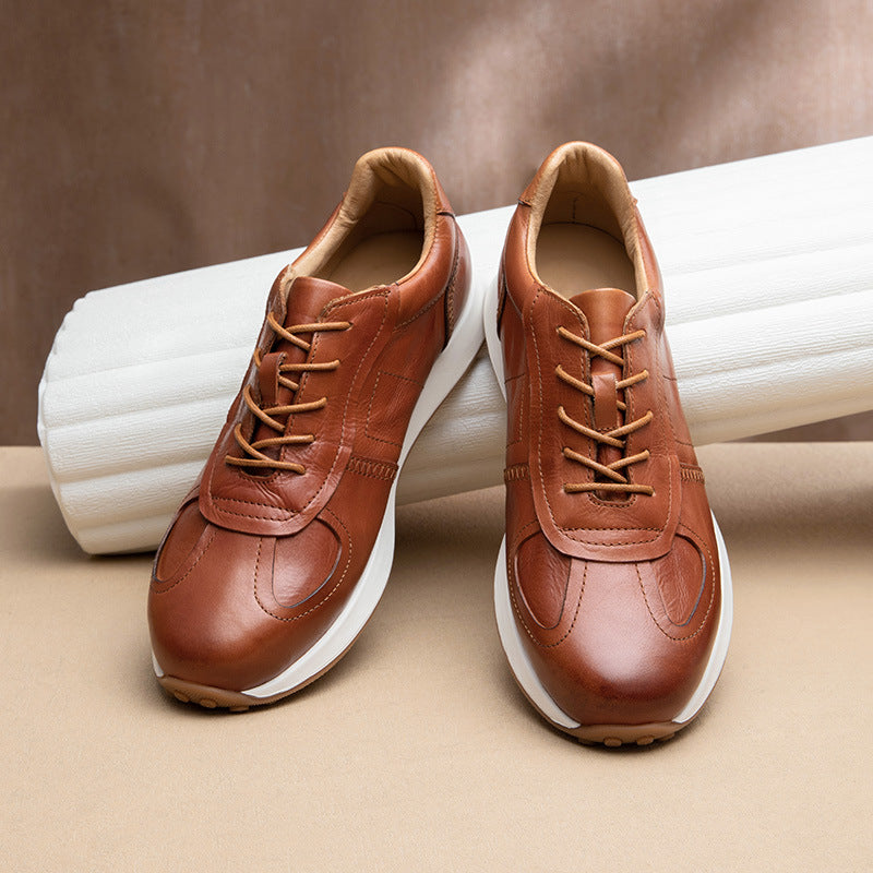 Ethan | Stylish Hand-Stitched Cowhide Sneakers 2