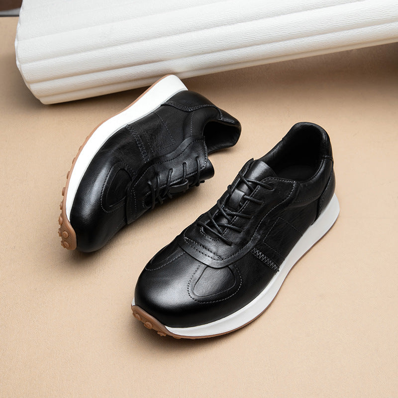 Ethan | Stylish Hand-Stitched Cowhide Sneakers 4