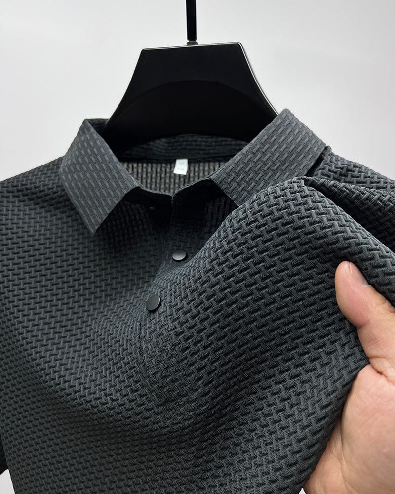 Ethan | Stylish Modern Textured Polo Shirt for Men 1
