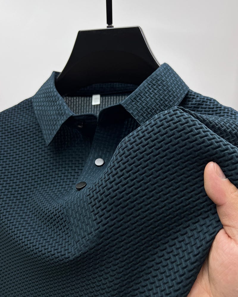 Ethan | Stylish Modern Textured Polo Shirt for Men 3