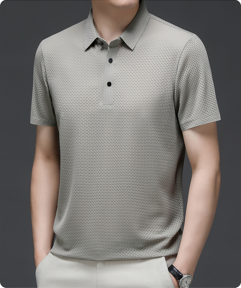 Ethan | Stylish Modern Textured Polo Shirt for Men 4