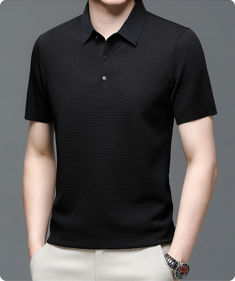 Ethan | Stylish Modern Textured Polo Shirt for Men 6