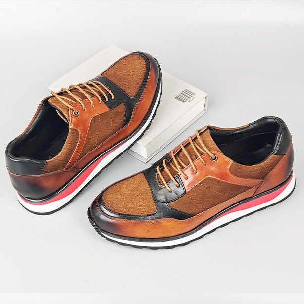 Ethan | Stylish Retro Leather Sneakers for Comfort 1