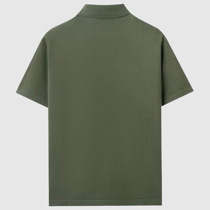 Ethan | Stylish Short-Sleeve Men's Knitted Shirt 5
