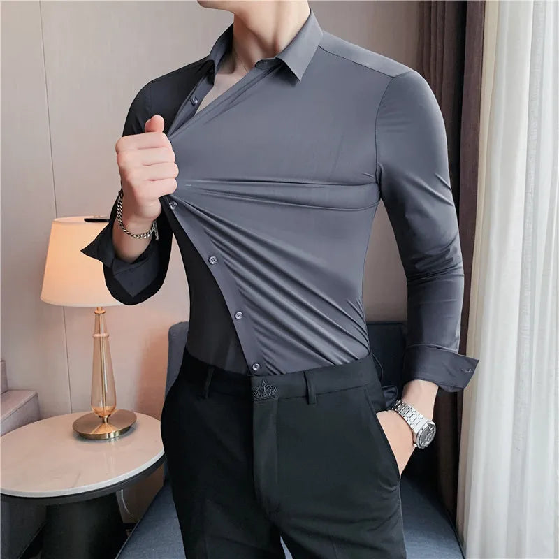 Ethan | Stylish Slim Fit Men's Dress Shirt 0