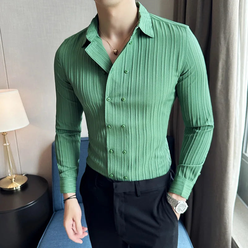 Ethan | Stylish Slim Fit Men's Dress Shirt 0