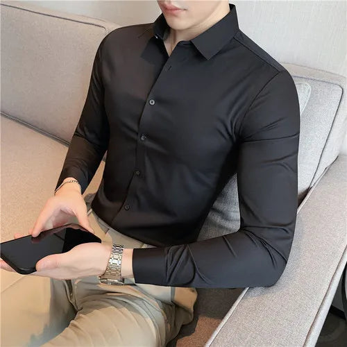 Ethan | Stylish Slim Fit Men's Dress Shirt 4