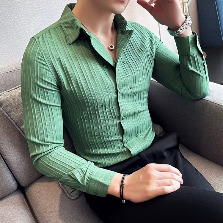Ethan | Stylish Slim Fit Men's Dress Shirt 6