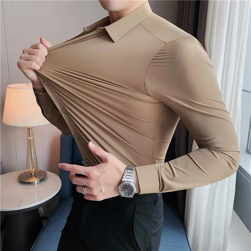 Ethan | Stylish Slim Fit Men's Dress Shirt 7